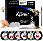 Cuspy Cocktail Smoker Kit with Torch – 6 Flavor Wood Chips