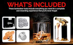 Cuspy Cocktail Smoker Kit with Torch – 6 Flavor Wood Chips