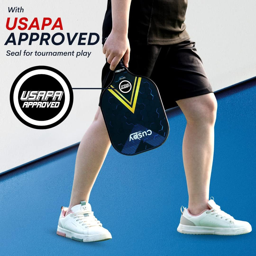 Cuspy USAPA Pickleball Paddles Set of 2/4