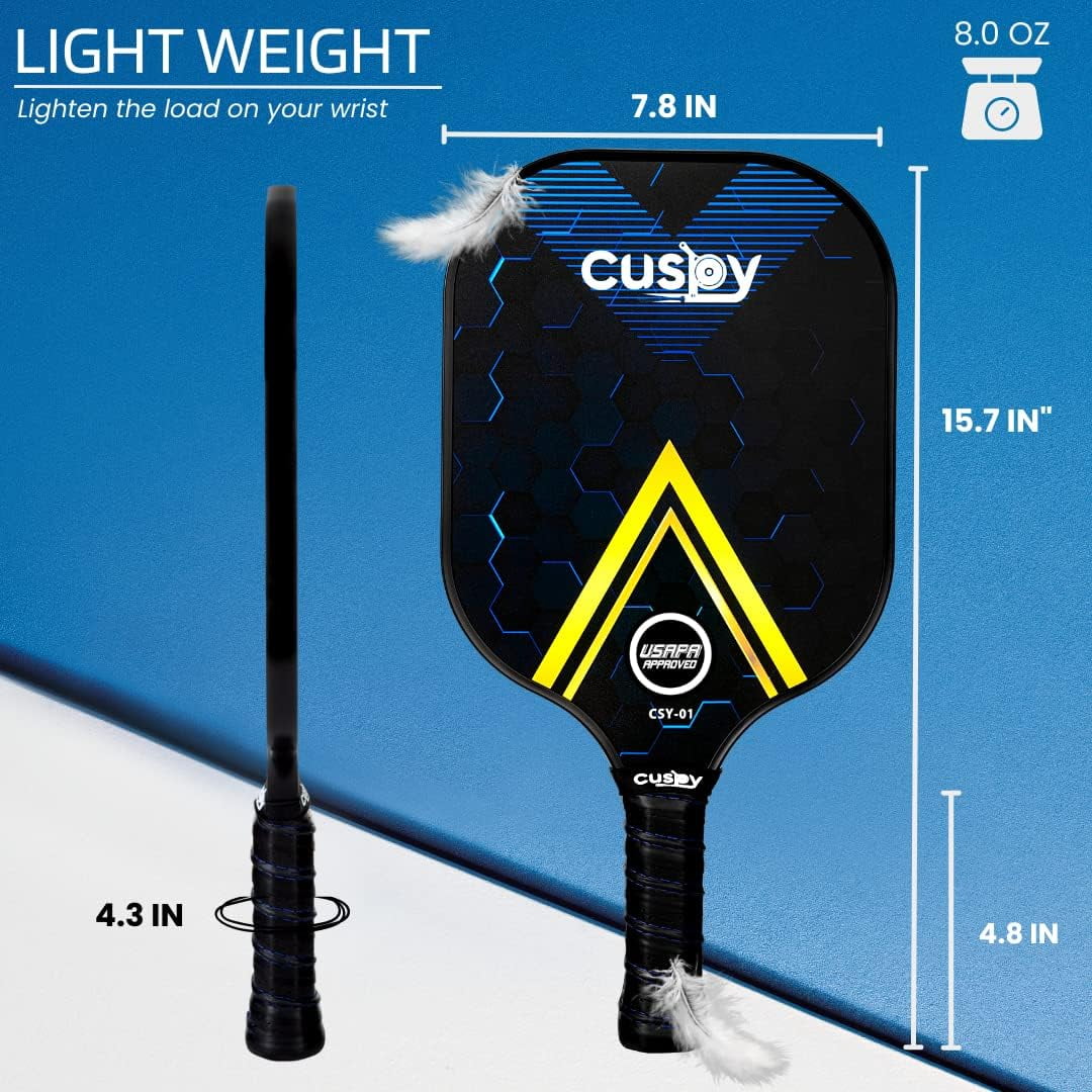 Cuspy USAPA Pickleball Paddles Set of 2/4